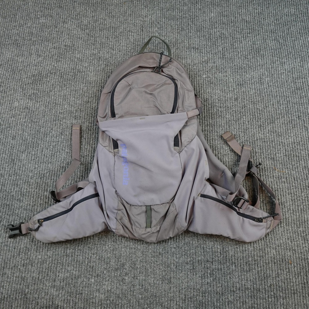Patagonia Nine Trail Pack 14L Backpack XL Gray Nylon Hiking Hip Belt 48411
